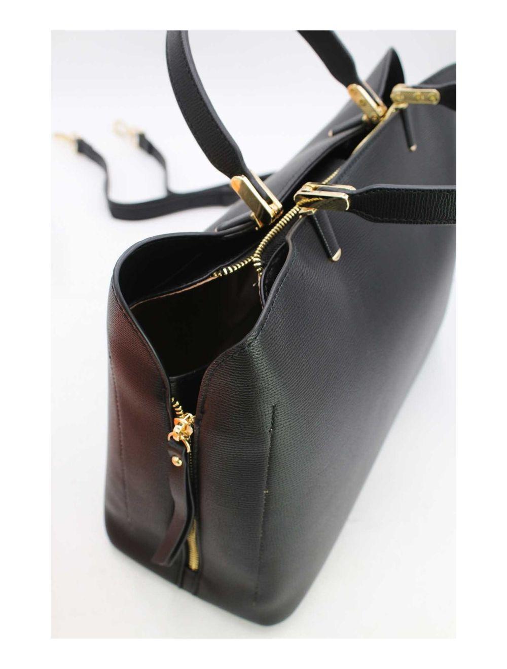 Tom&eva Sac Ordinateur Femme Chic 15 Pouces REASSORT 6705 -Noir