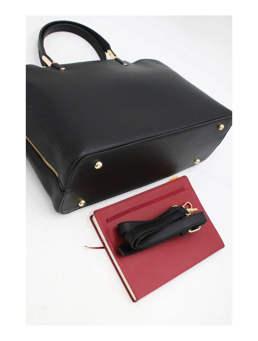 tom&eva Sac Ordinateur Femme Chic 15 pouces REASSORT 6705 -Noir