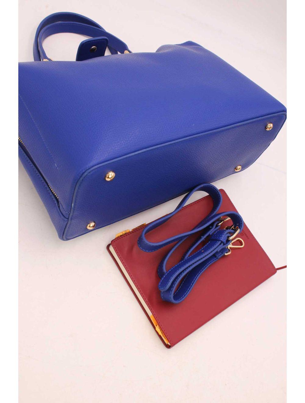 Tom&eva Sac Ordinateur Femme Chic 15 Pouces REASSORT 6705 -Bleu