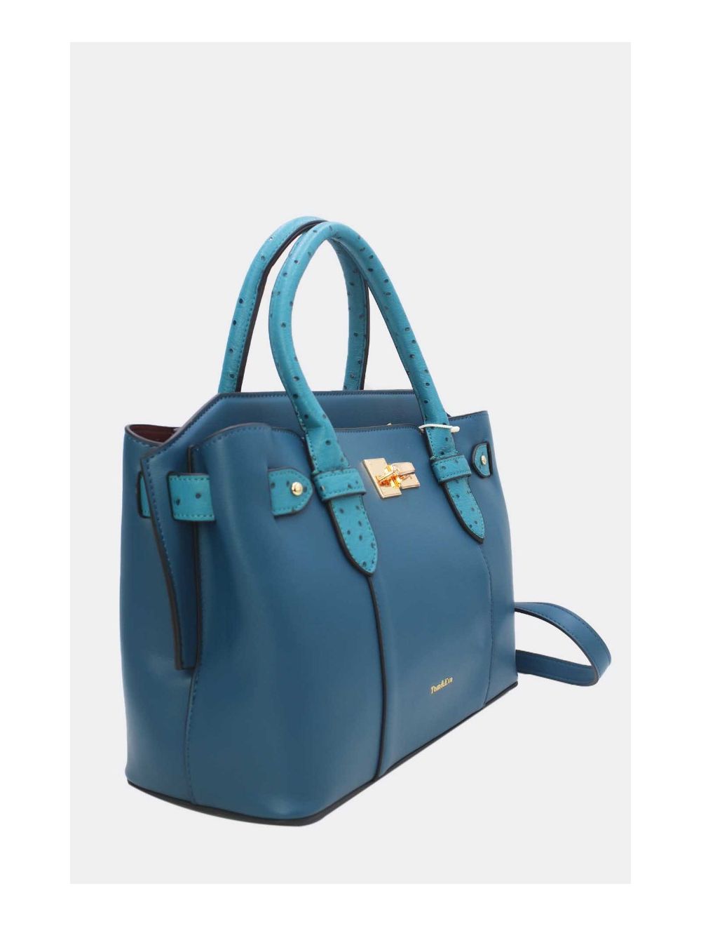 Tom&eva Sac Ordinateur Femme Orné Ceinture 24B-6024-Bleu