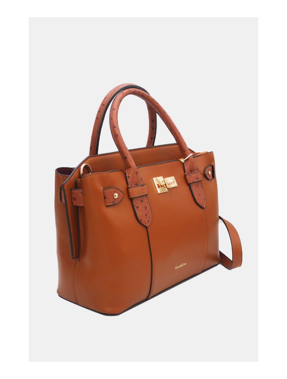 Tom&eva Sac Ordinateur Femme Orné Ceinture 24B-6024-Marron