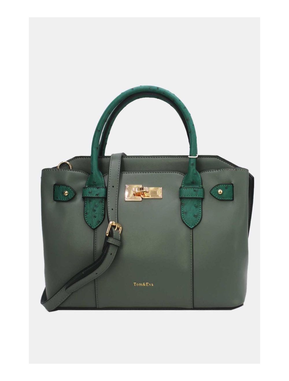 Tom&eva Sac Ordinateur Femme Orné Ceinture 24B-6024-Vert