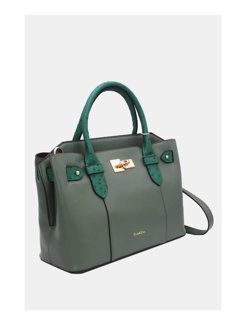 Tom&eva Sac Ordinateur Femme Orné Ceinture 24B-6024-Vert