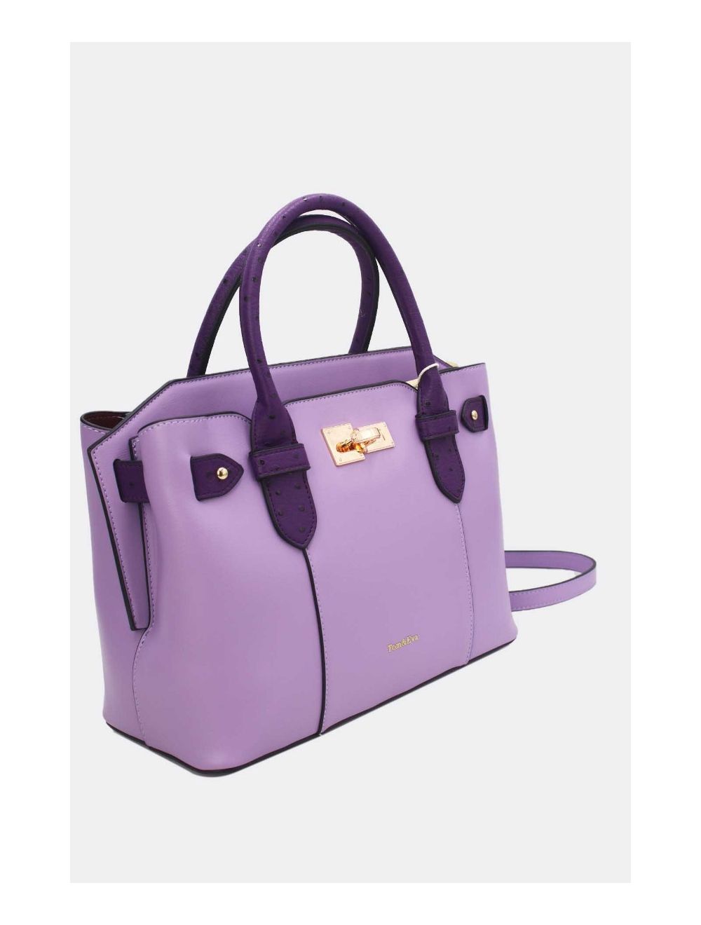 Tom&eva Sac Ordinateur Femme Orné Ceinture 24B-6024-Violet