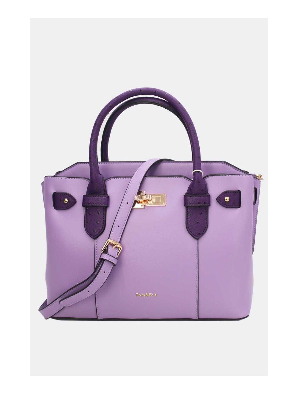 tom&eva Sac Ordinateur Femme Orné Ceinture 24B-6024-Violet
