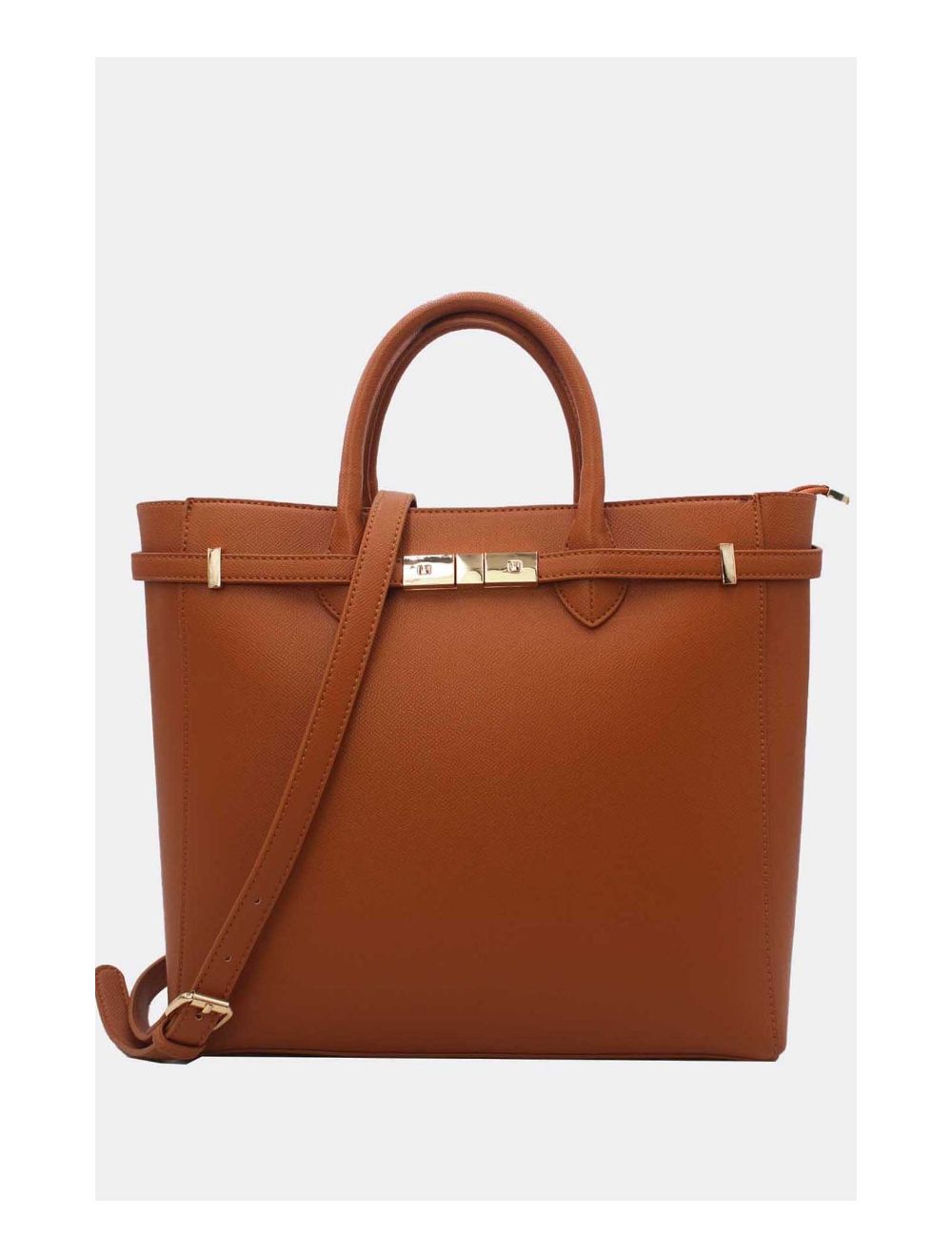 Tom&eva Sac Ordinateur Femme Orné Ceinture 6980 -Marron