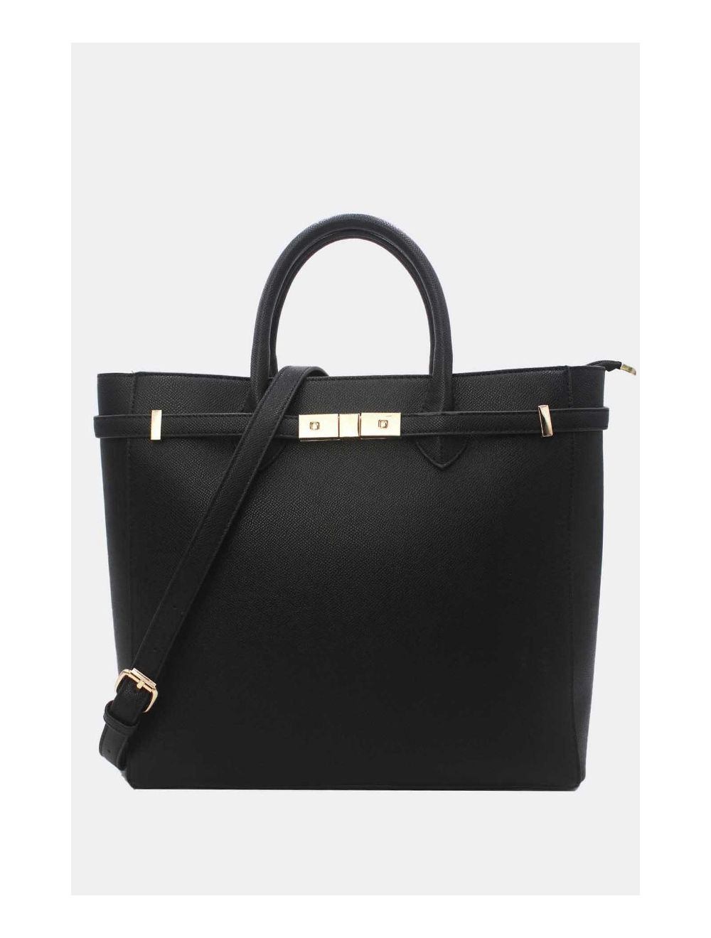 Tom&eva Sac Ordinateur Femme Orné Ceinture 6980 -Noir