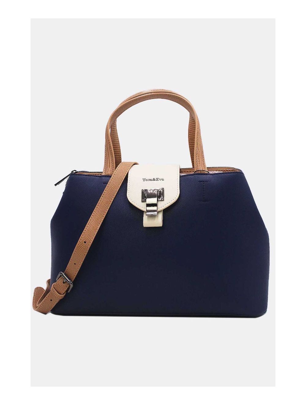 tom&eva Sac Ordinateur Languette 24B-6115-D.Blue/White