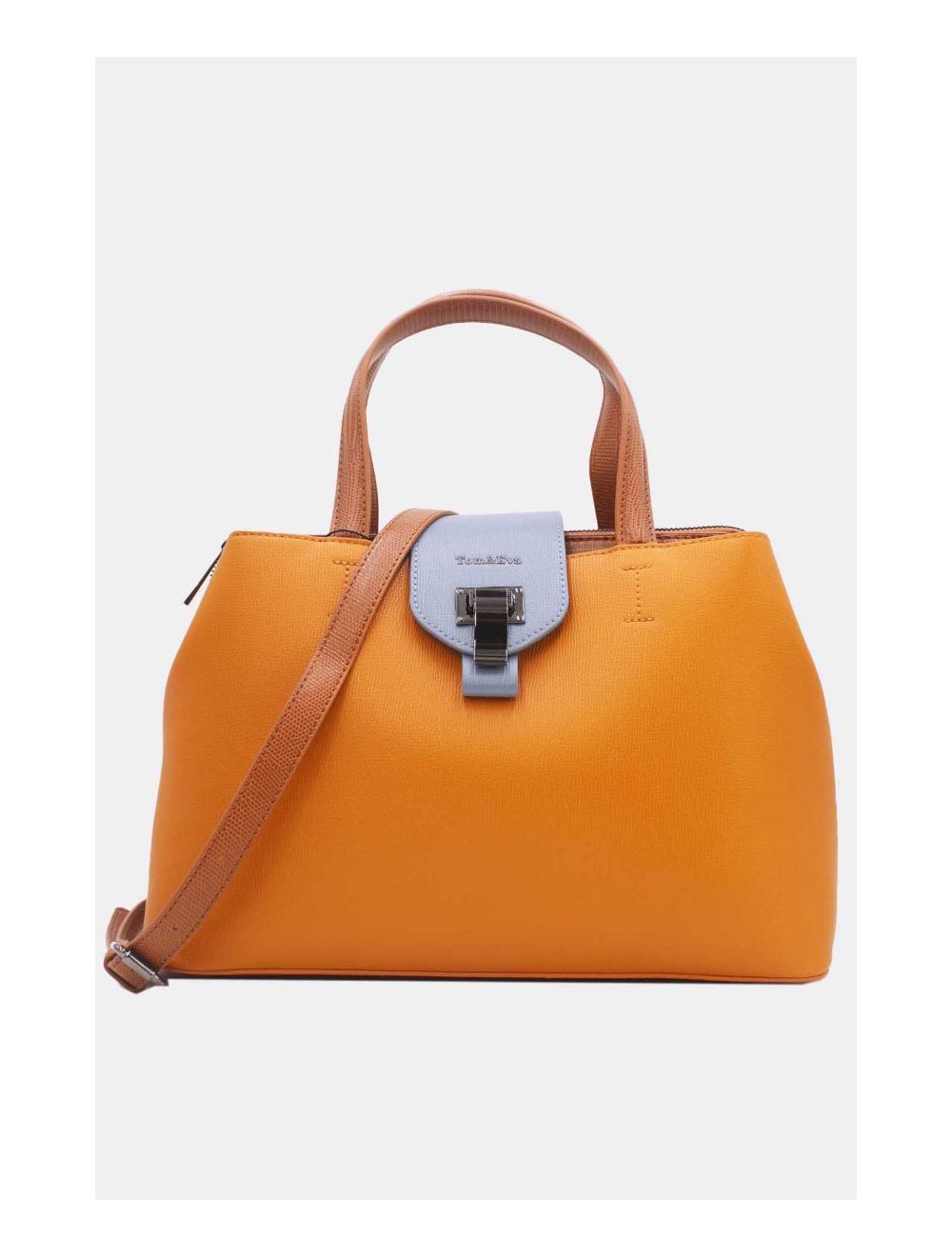 tom&eva Sac Ordinateur Languette 24B-6115-Yellow/L.Blue