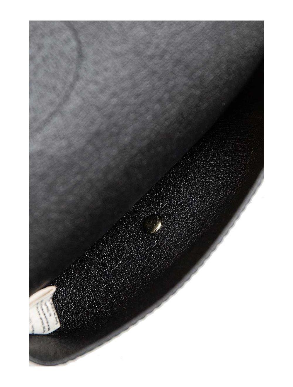 tom&eva Sac pochette banane en croûte de cuir de vachette lisse-3968 PHILOMENE-PETROLE