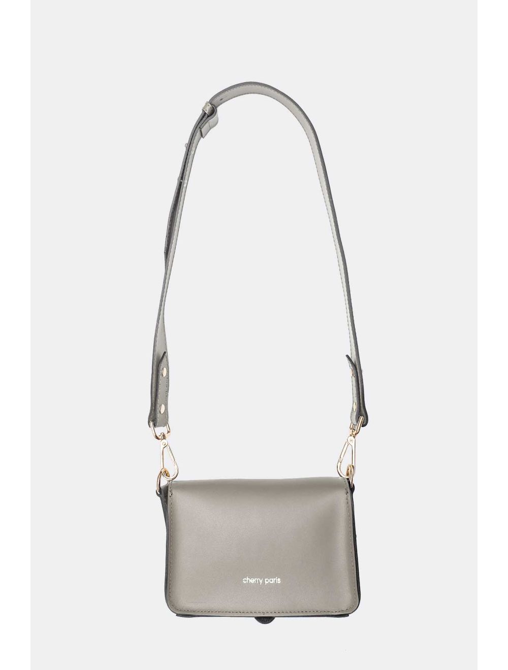 Tom&eva Sac Pochette Banane En Croûte De Cuir De Vachette Lisse-3968 PHILOMENE-Taupe