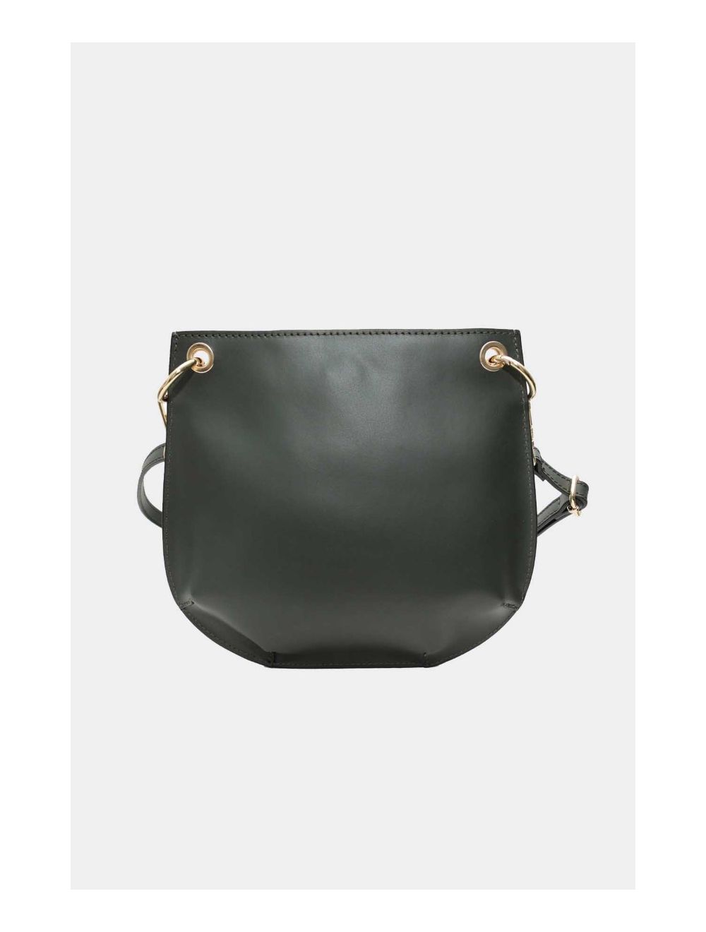 Tom&eva Sac Porté Croisé En Croûte Cuir De Vachette Lisse 4127 CELIA-Vert