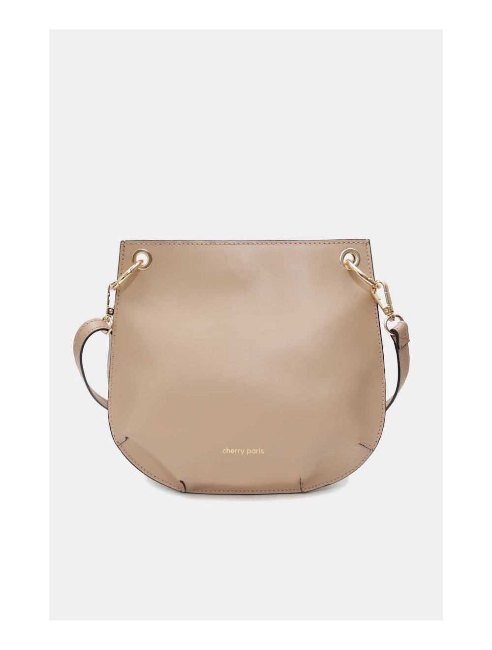 Tom&eva Sac Porté Croisé En Croûte Cuir De Vachette Lisse 4127 CELIA-Sable