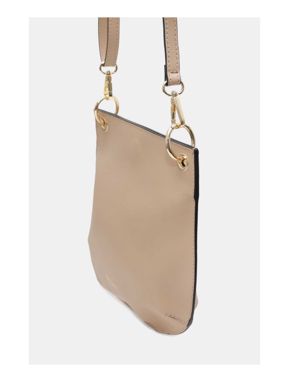 Tom&eva Sac Porté Croisé En Croûte Cuir De Vachette Lisse 4127 CELIA-Sable