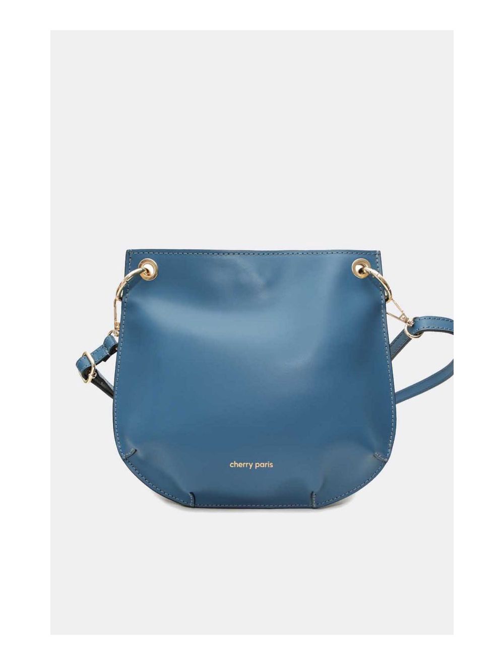 Tom&eva Sac Porté Croisé En Croûte Cuir De Vachette Lisse 4127 CELIA-Petrole