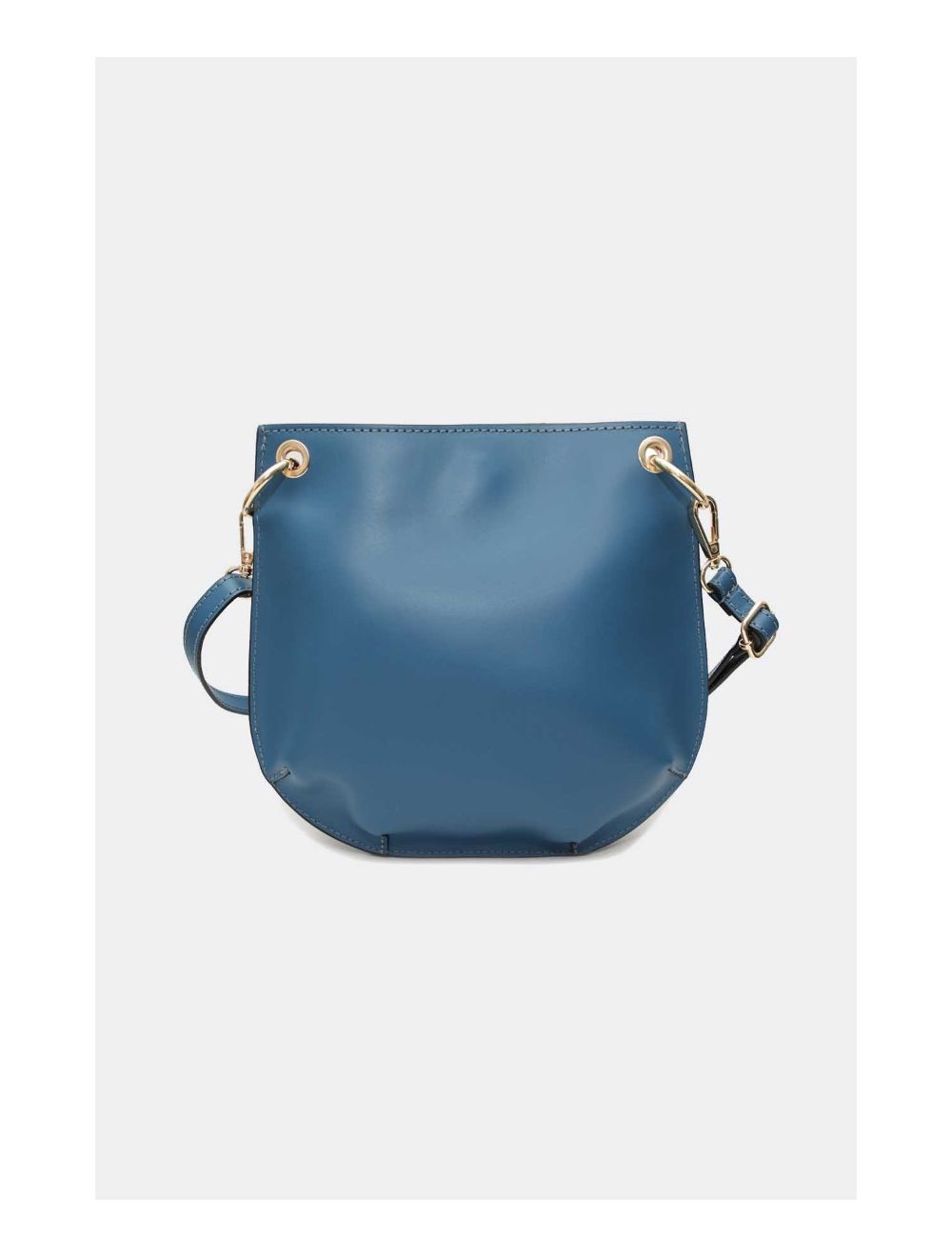 Tom&eva Sac Porté Croisé En Croûte Cuir De Vachette Lisse 4127 CELIA-Petrole