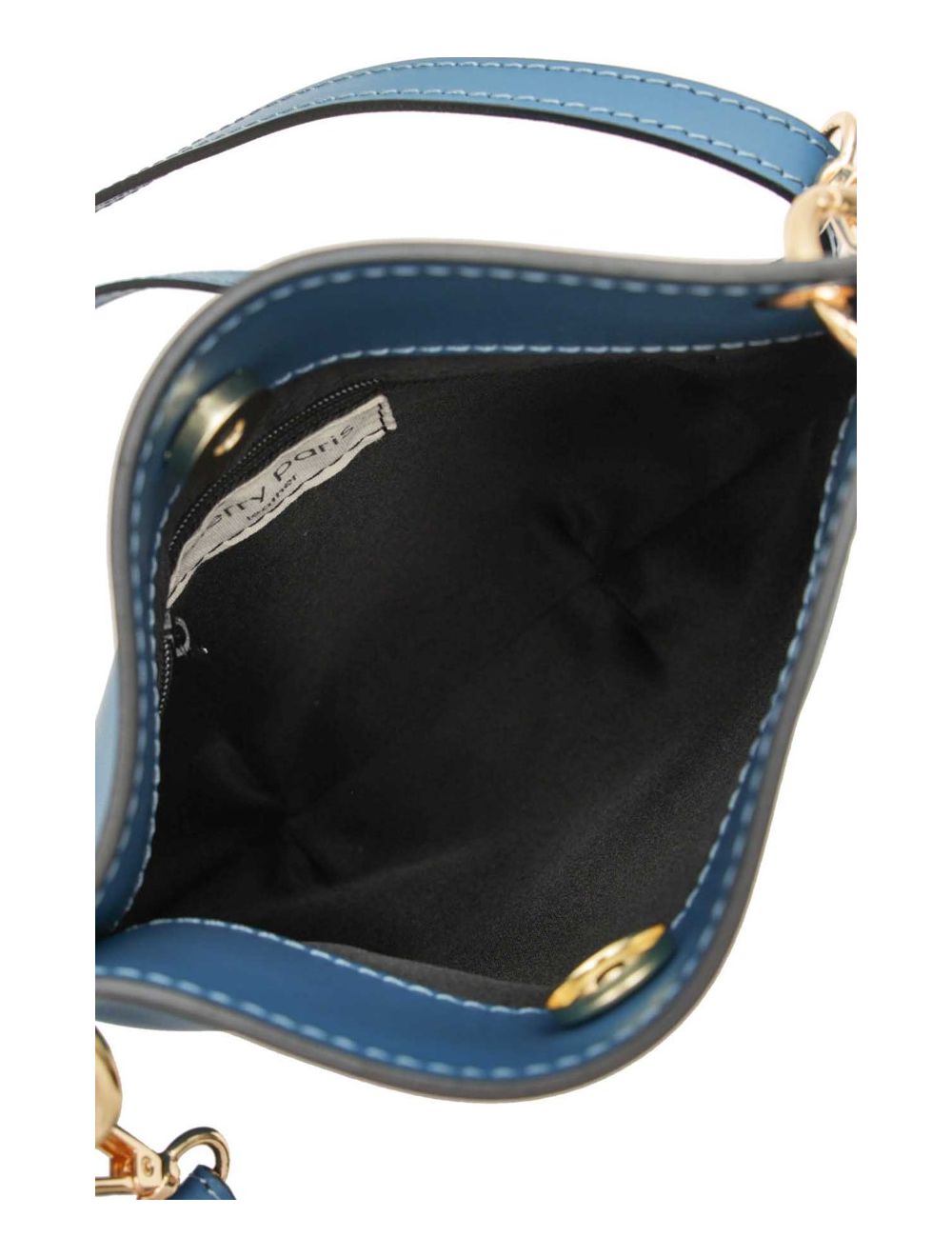 tom&eva Sac Porté Croisé en Croûte Cuir de Vachette Lisse 4127 CELIA-Petrole