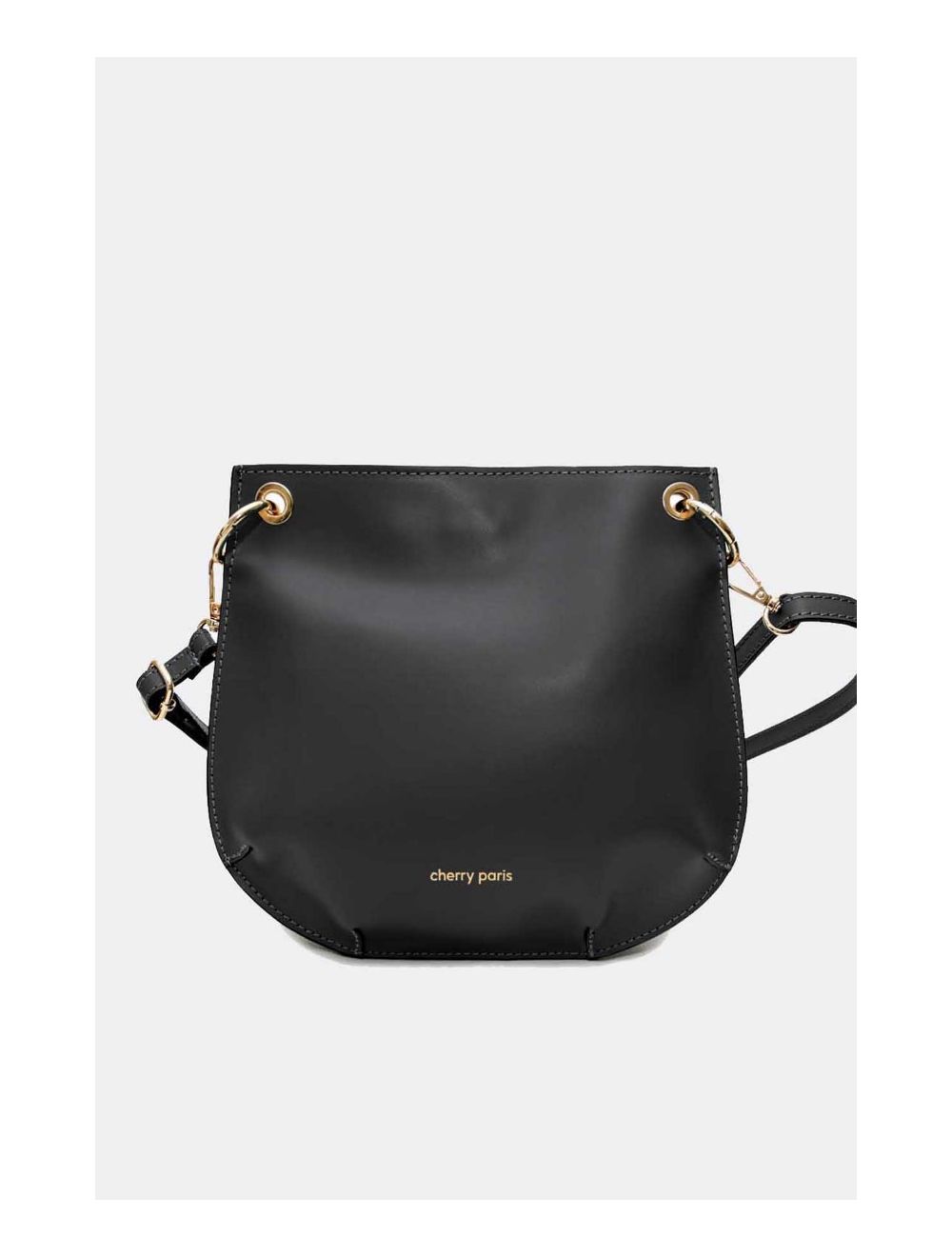 Tom&eva Sac Porté Croisé En Croûte Cuir De Vachette Lisse 4127 CELIA-Noir