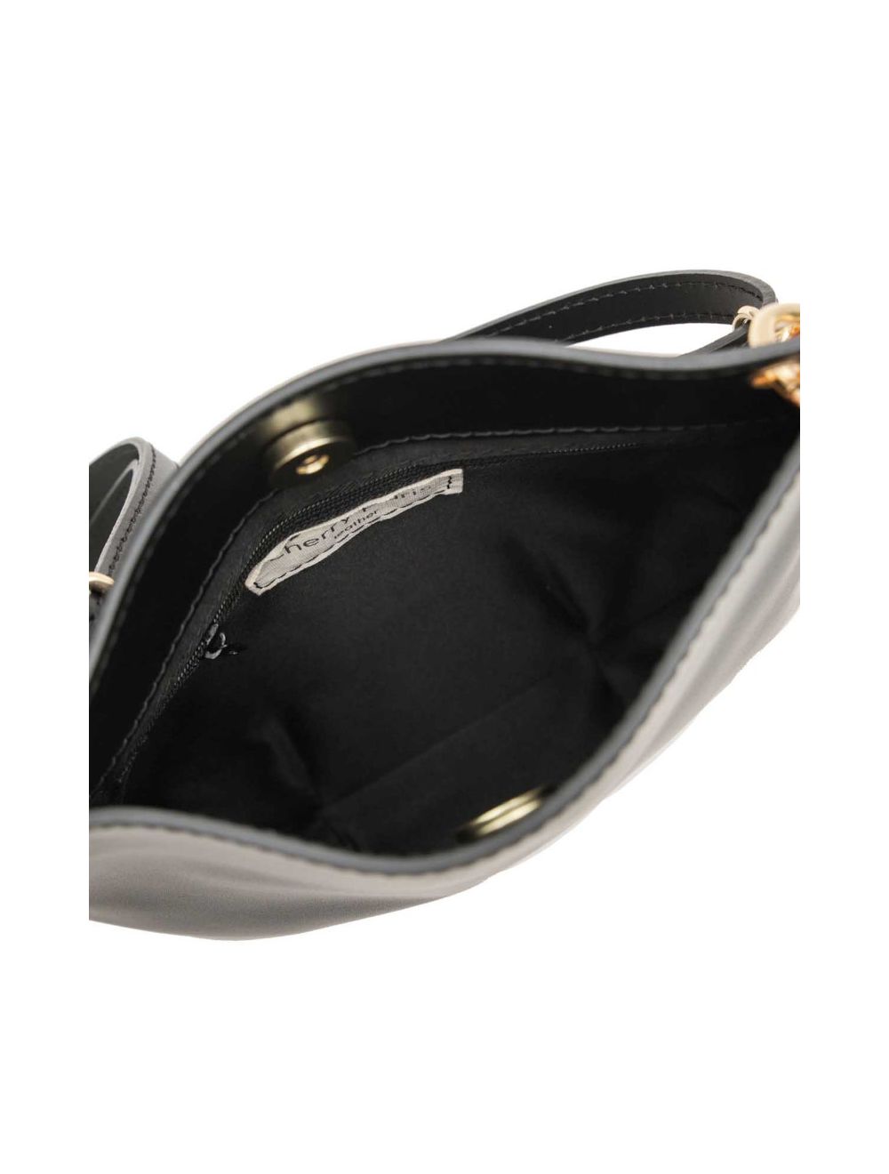 tom&eva Sac Porté Croisé en Croûte Cuir de Vachette Lisse 4127 CELIA-Noir
