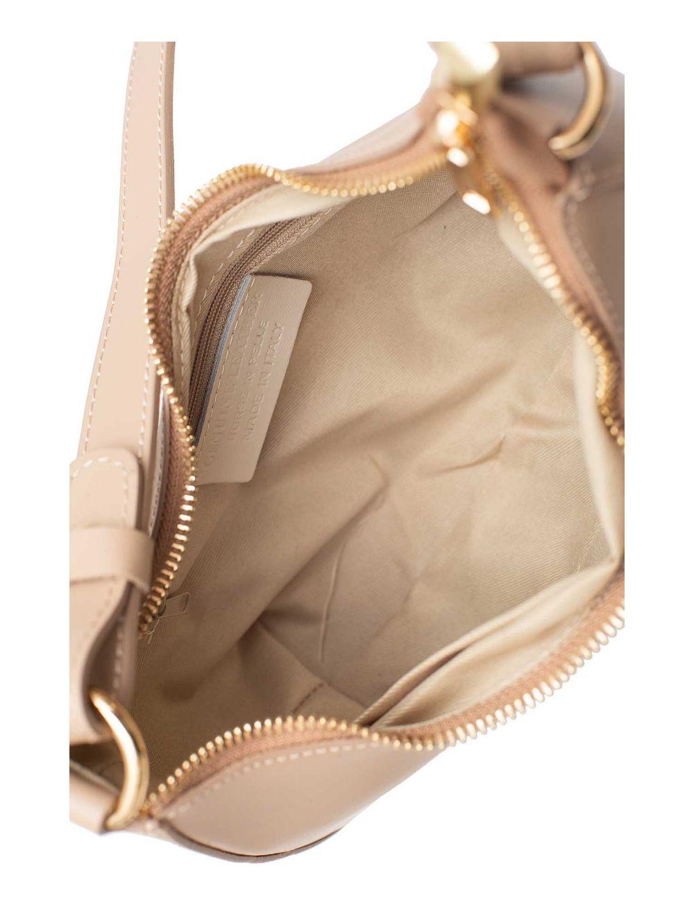 Tom&eva Sac Porté Croisé En Croûte Cuir Vachette Lisse 4076 DANA-Sable