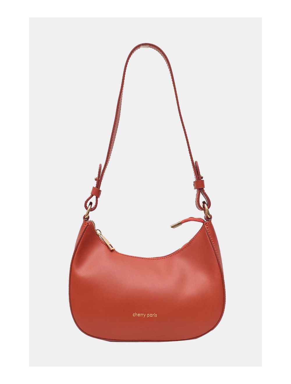 Tom&eva Sac Porté Croisé En Croûte Cuir Vachette Lisse 4076 DANA-Rouille