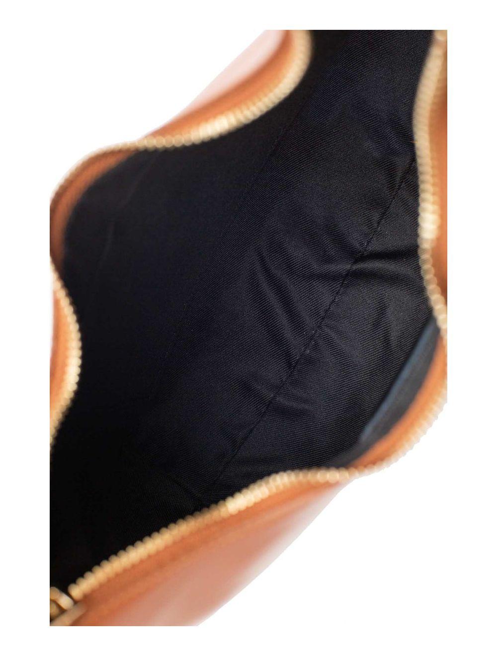 tom&eva Sac Porté Croisé en Croûte Cuir Vachette Lisse 4076 DANA-Camel