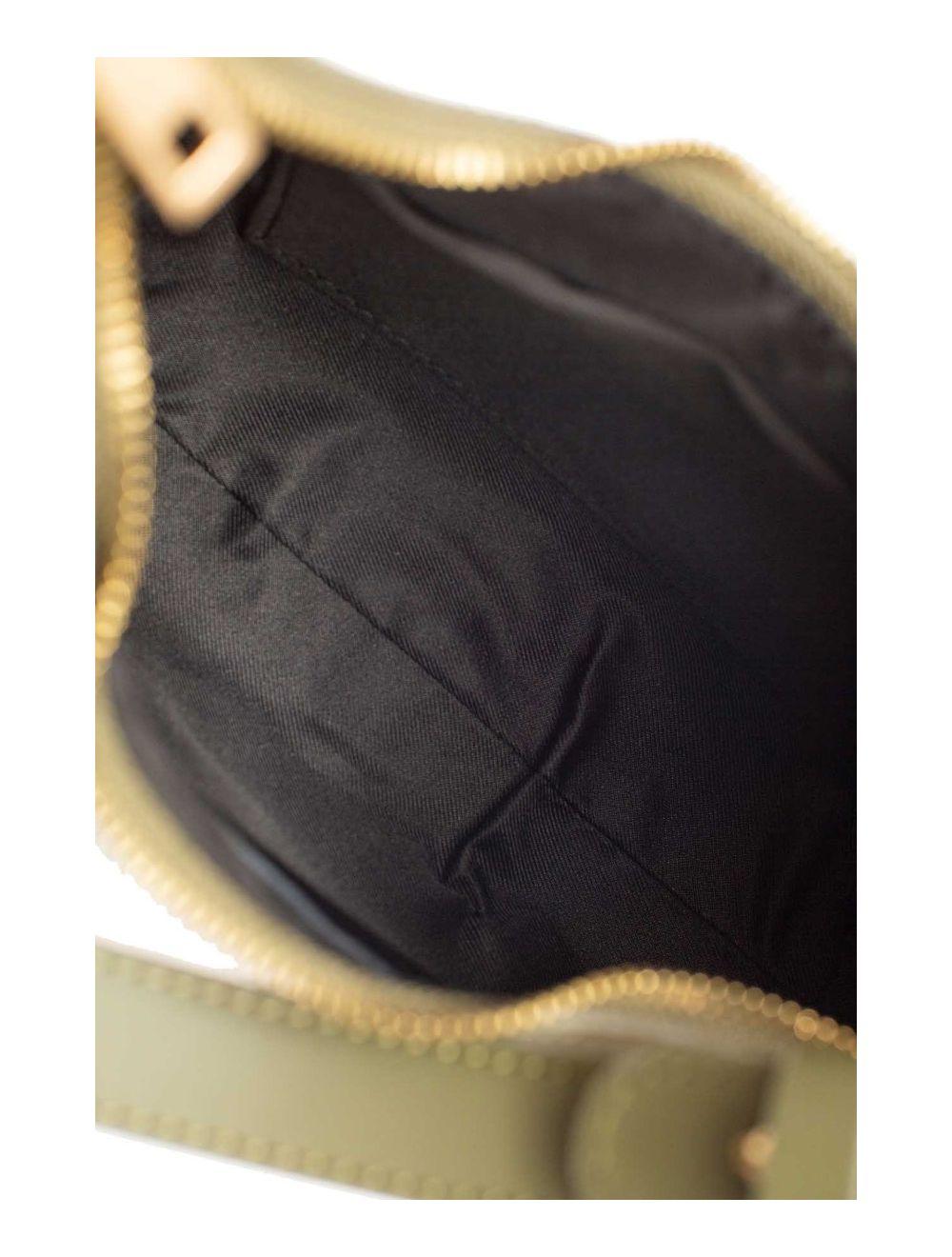 Tom&eva Sac Porté Croisé En Croûte Cuir Vachette Lisse 4076 DANA-Kaki