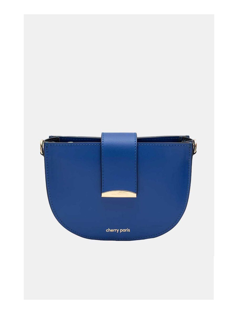 Tom&eva Sac Porté Croisé En Croûte Cuir Vachette Lisse 4077 TIGUIDA-Bleu Roi