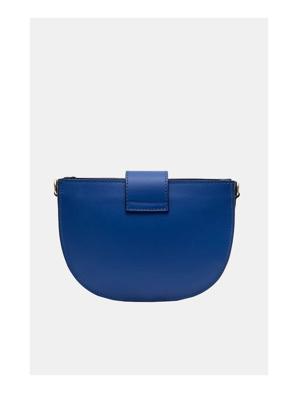 Tom&eva Sac Porté Croisé En Croûte Cuir Vachette Lisse 4077 TIGUIDA-Bleu Roi