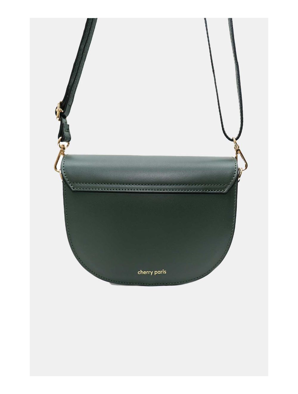 Tom&eva Sac Porté Croisé En Croûte Cuir Vachette Lisse 4125 AVRIL-Vert