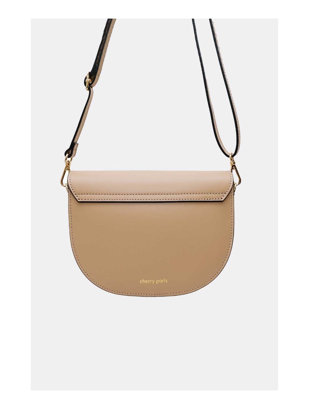 Tom&eva Sac Porté Croisé En Croûte Cuir Vachette Lisse 4125 AVRIL-Sable