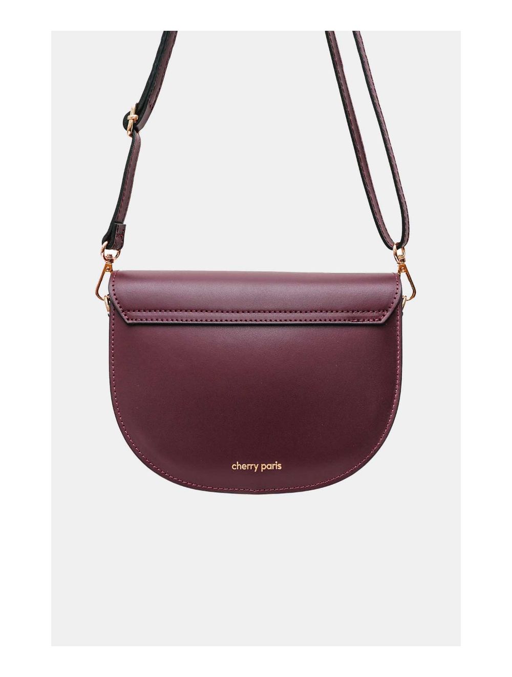 Tom&eva Sac Porté Croisé En Croûte Cuir Vachette Lisse 4125 AVRIL-Bordeaux