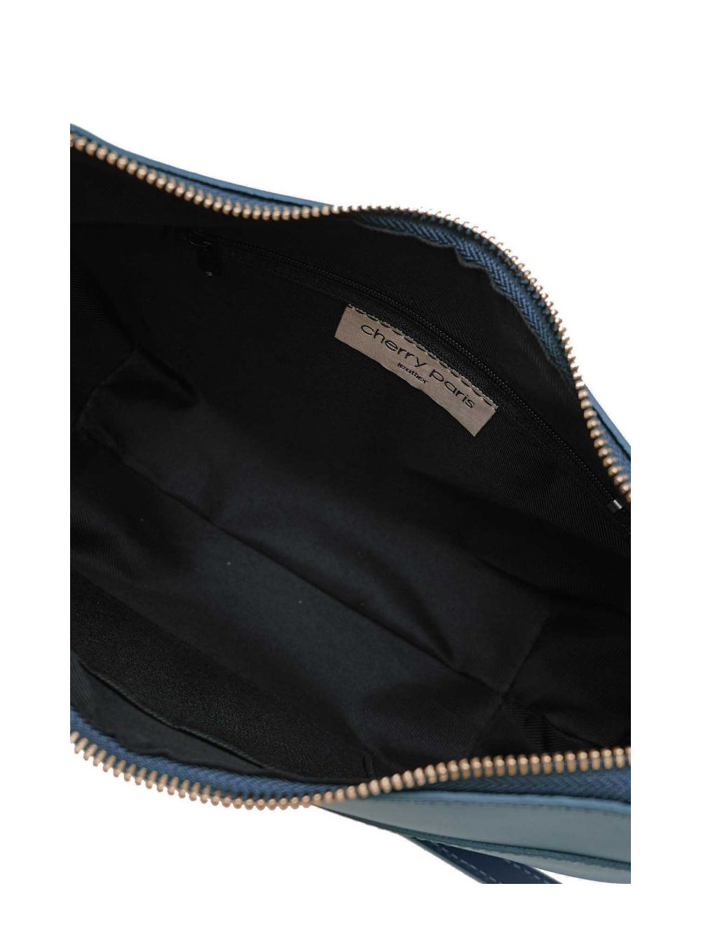 tom&eva Sac Porté Croisé en Croûte Cuir Vachette Lisse 4148 DAHLIA-Petrole