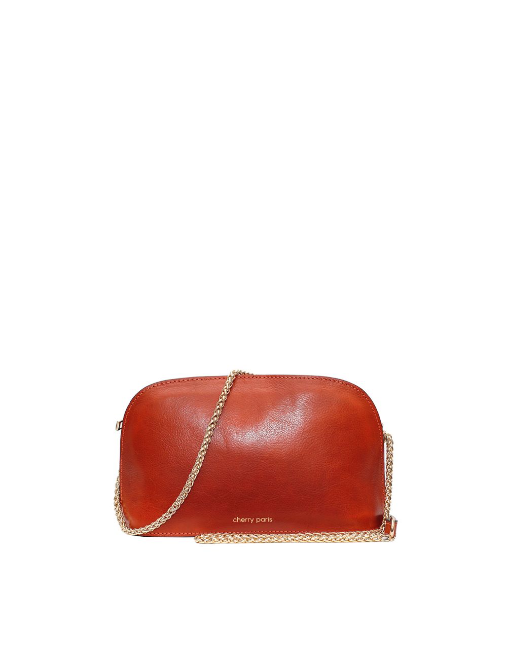 tom&eva Sac porté croisé en cuir de vachette collet-DEBORA 4013 H-Camel