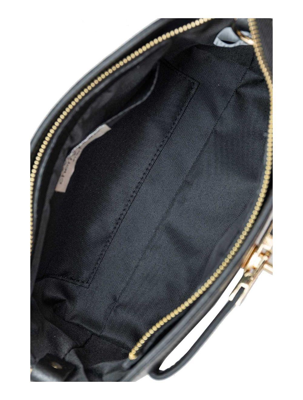 tom&eva Sac Porté Croisé En Cuir De Vachette Grainée 4167 MARJANE-Noir