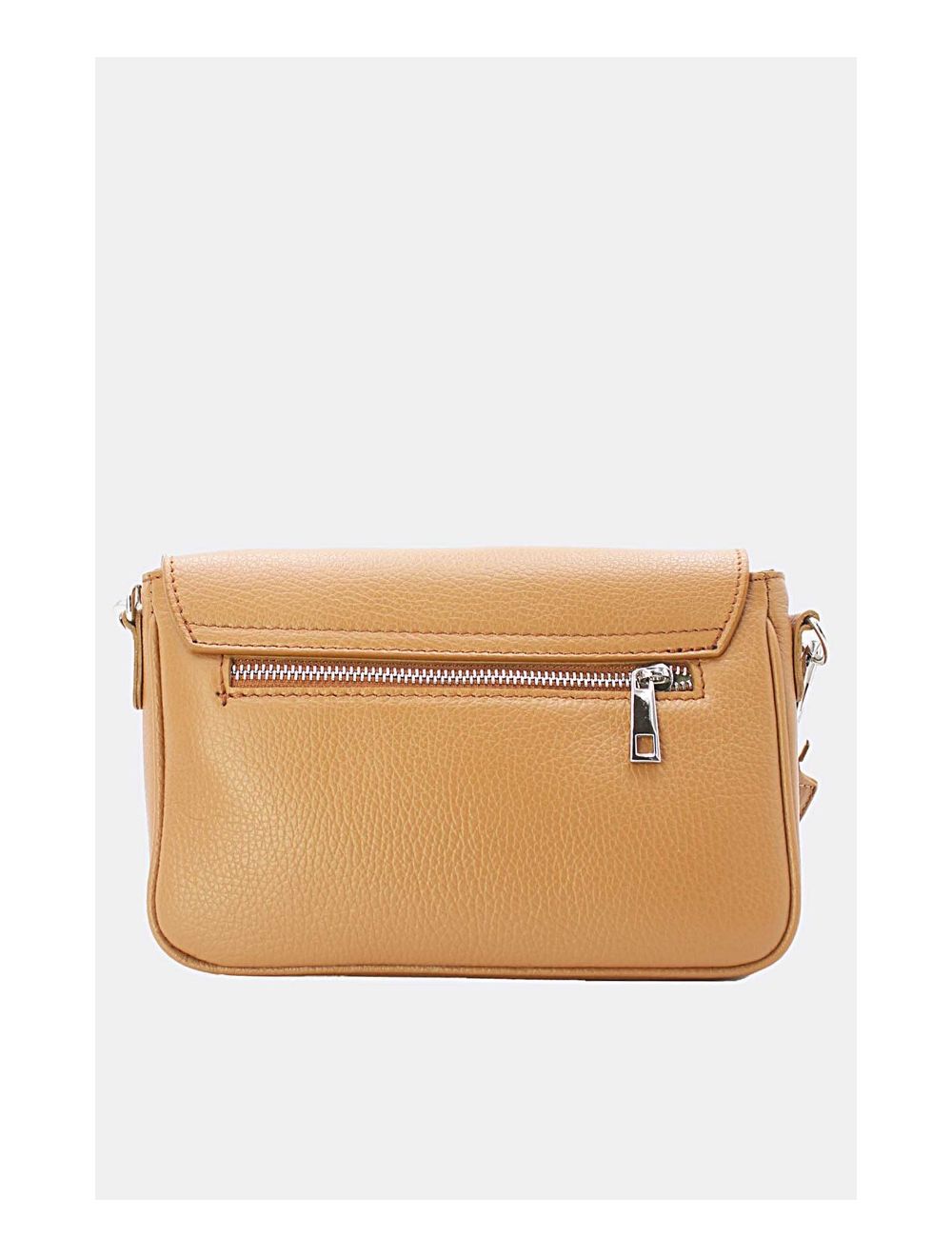 Tom&eva Sac Porté Croisé En Cuir Vachette Grainée 24C-513-Camel