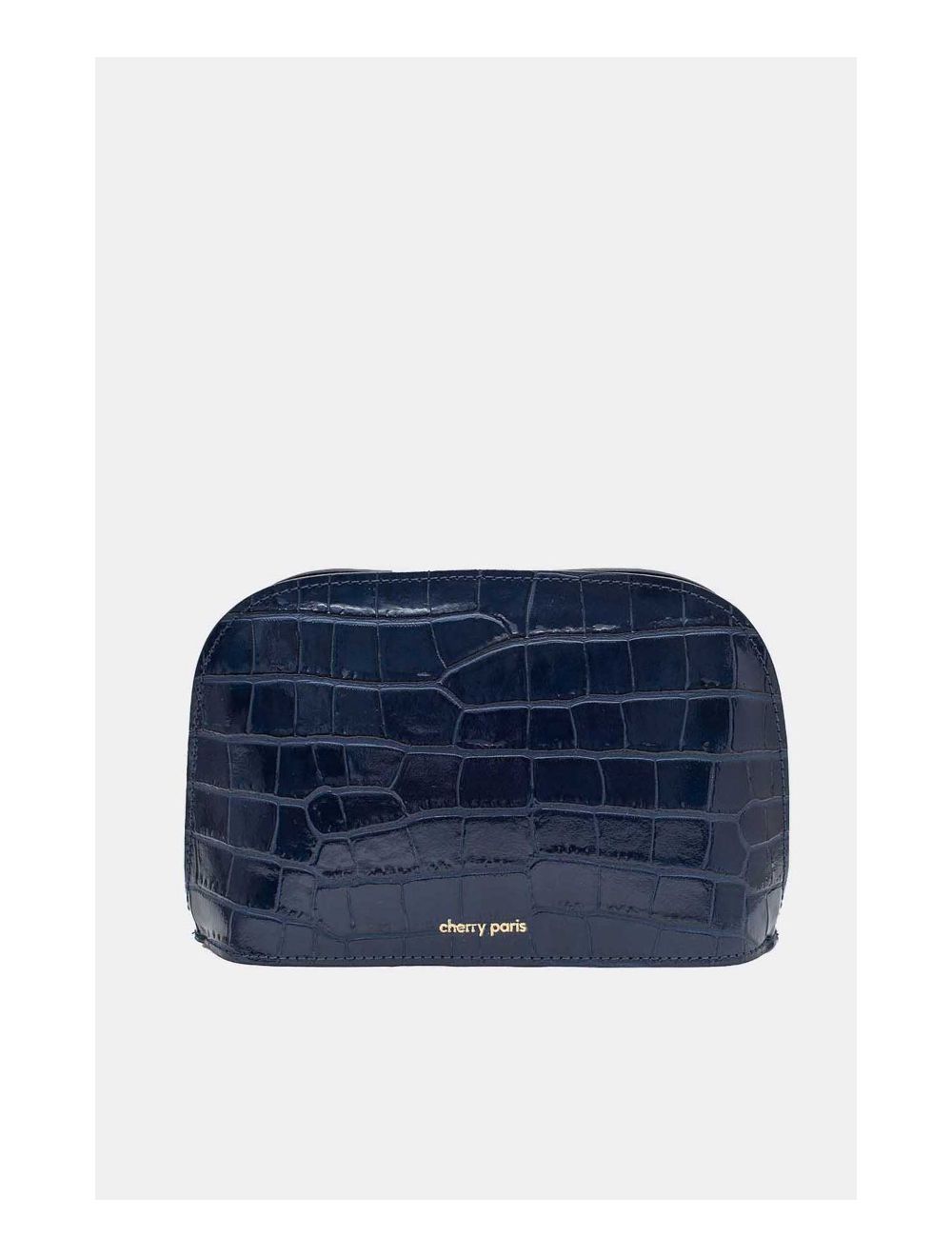 Tom&eva Sac Porté Croisé En Cuir Vachette Motif Croco-DEBORAH CROCO 4013C-Marine