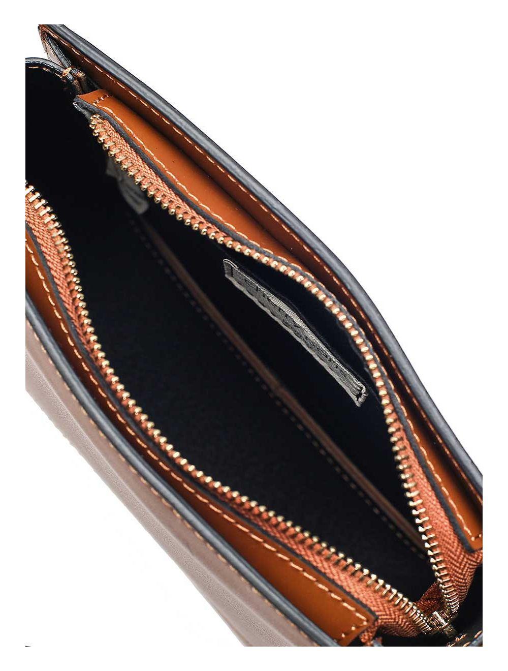 Tom&eva Sac Porté Croisé En Cuir Vachette-TIFFANY 4044-CAMEL