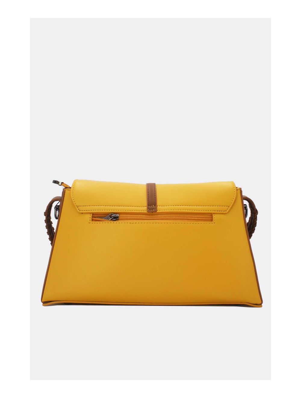 Tom&eva Sac Porté Épaule à Coutures 24B-6126-Yellow/Soil