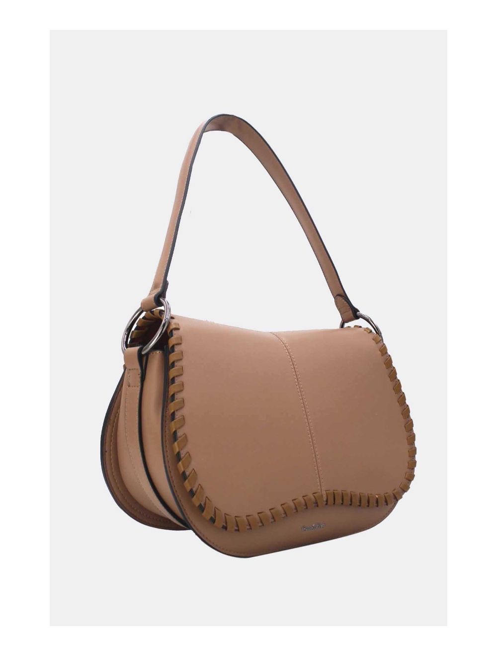 Tom&eva Sac Porté Épaule à Coutures Épaisses 24B-6023-Khaki/Soil