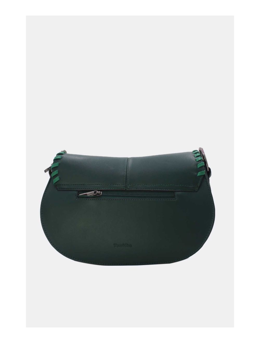 Tom&eva Sac Porté Épaule à Coutures Épaisses 24B-6023-Vert