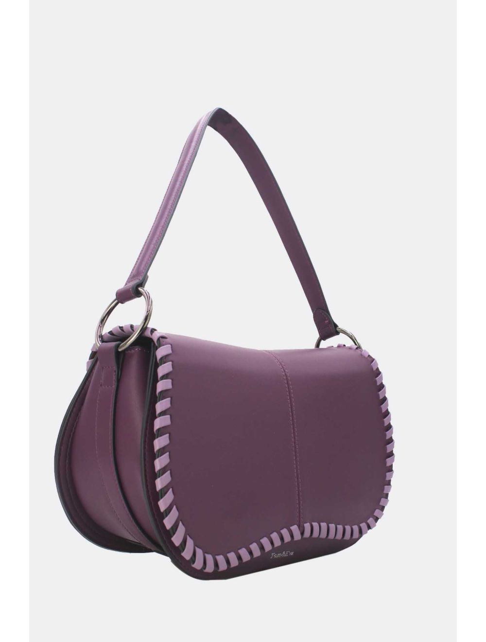 Tom&eva Sac Porté Épaule à Coutures Épaisses 24B-6023-Violet