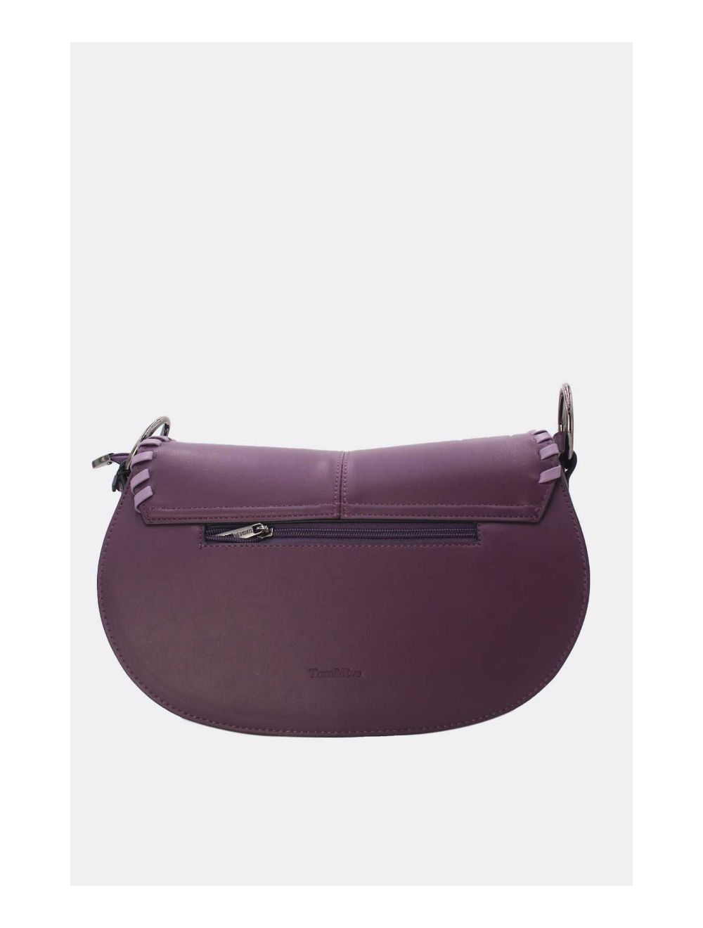 Tom&eva Sac Porté Épaule à Coutures Épaisses 24B-6023-Violet