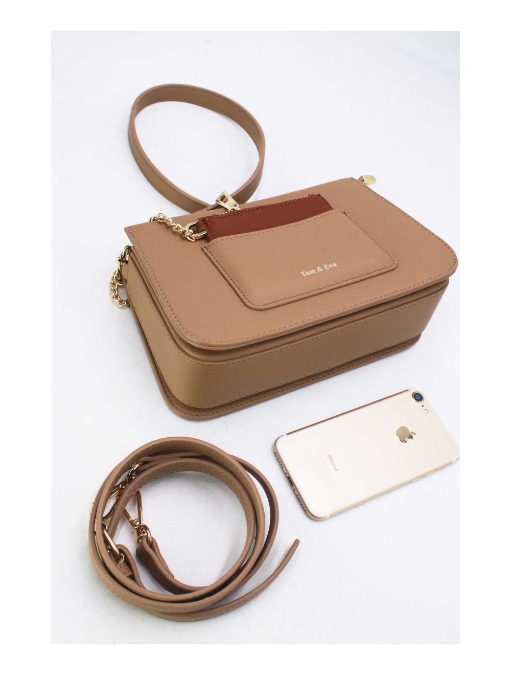 Tom&eva Sac Porté Épaule à Porte-Carte 24P-6071-Abricot