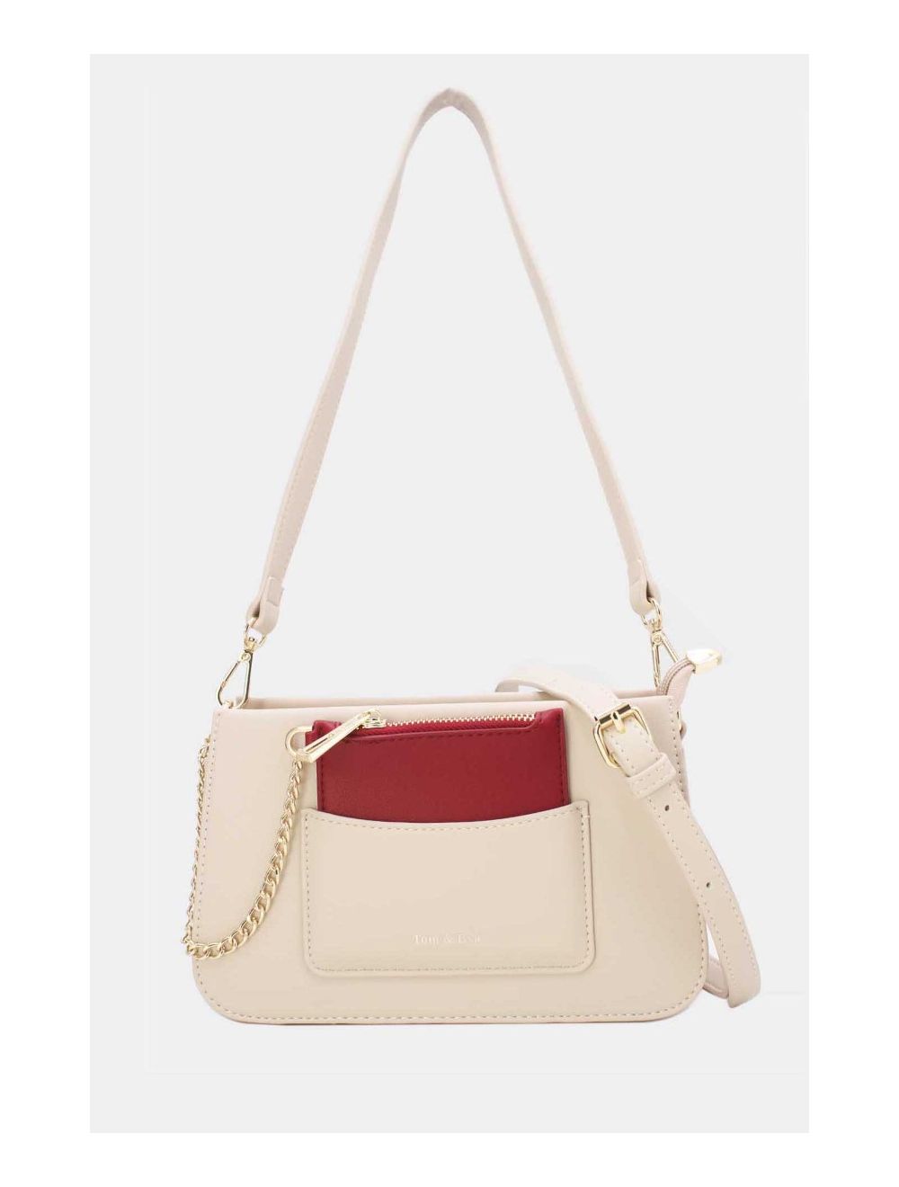 Tom&eva Sac Porté Épaule à Porte-Carte 24P-6071-Beige