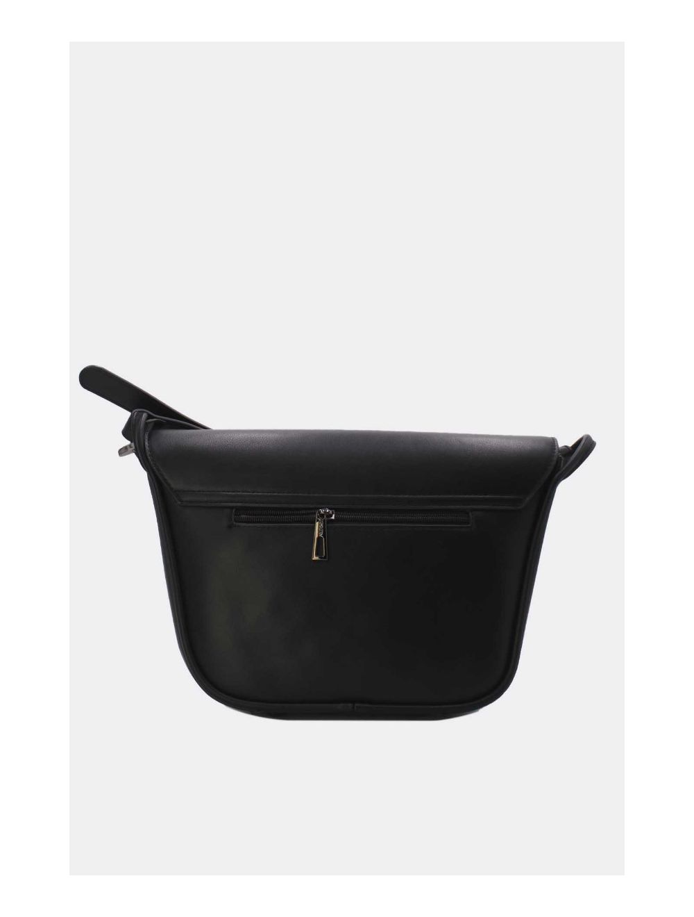 Tom&eva Sac Porté Épaule à Rabat Ondulé-24B-5957-Noir