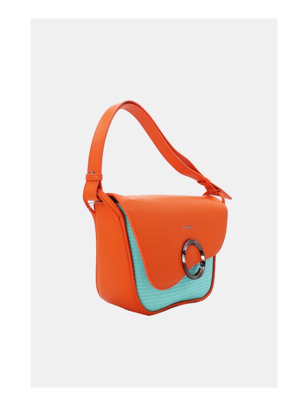 Tom&eva Sac Porté Épaule à Rabat Ondulé-24B-5957-Orange