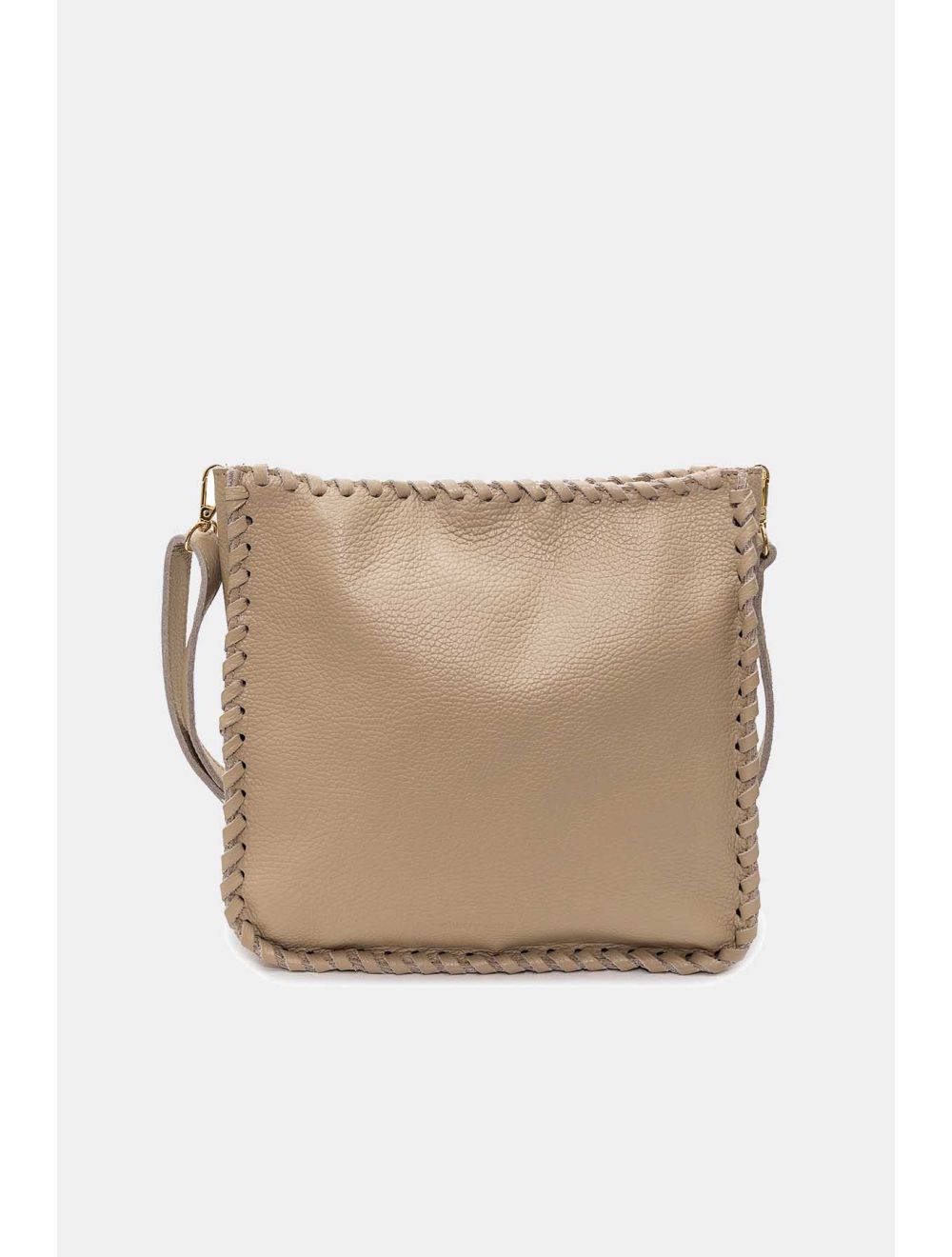 Tom&eva Sac Porté Épaule De Vachette Grainé 4156 STEPHANIE-Taupe