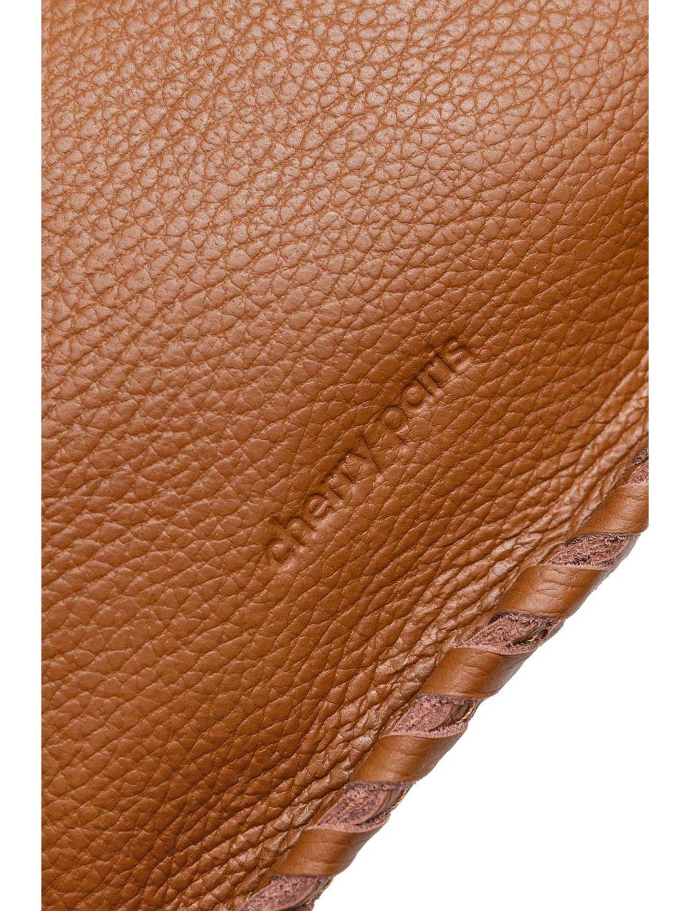 Tom&eva Sac Porté Épaule De Vachette Grainé 4156 STEPHANIE-Cognac