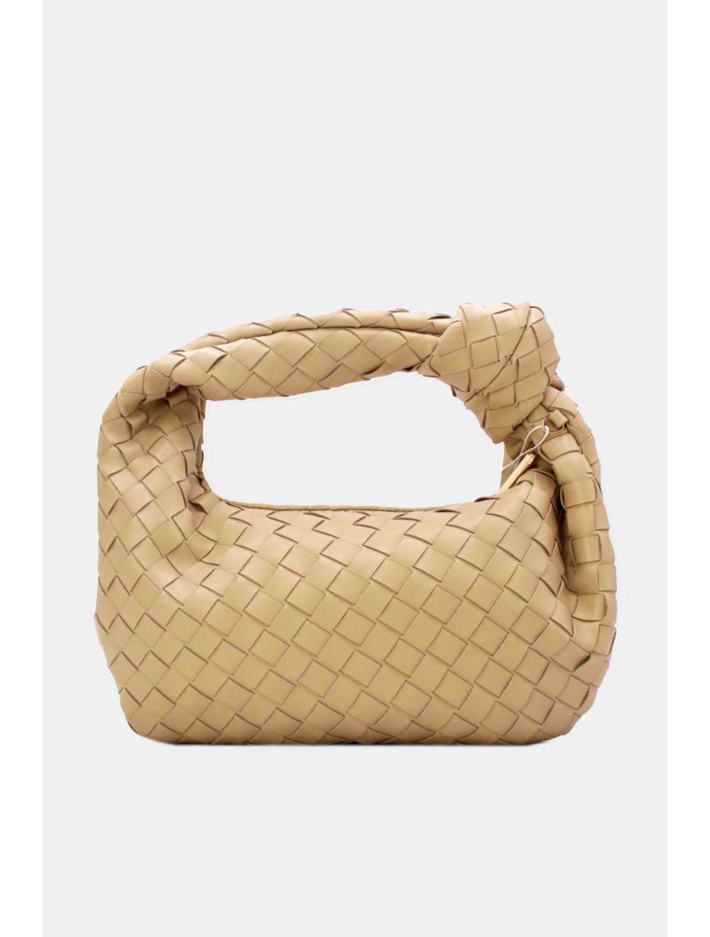 Tom&eva Sac Porté Épaule Demi Lune Tressé 24P-5934-Abricot